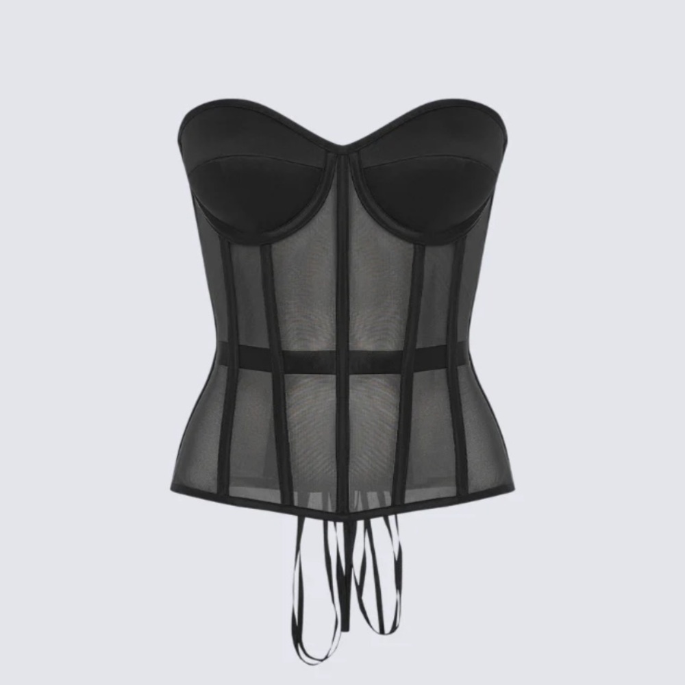 Perfect Corset Secret Form Bra Corset in black